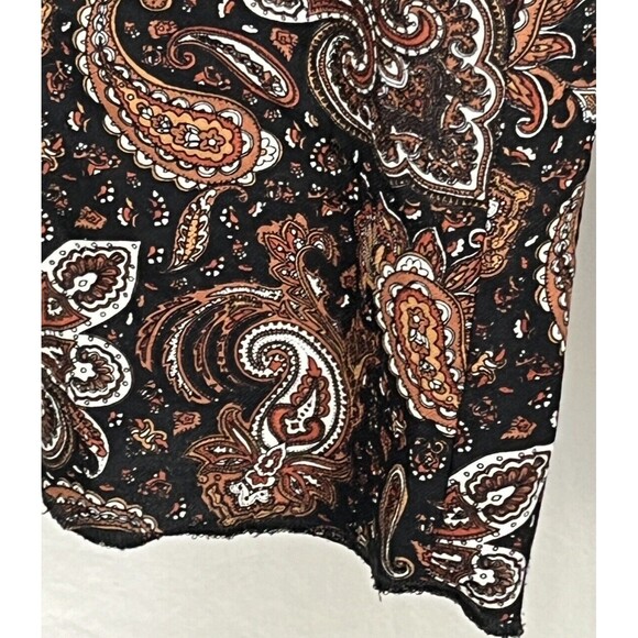 Forever 21 Exclusive Pants Wide Leg High Waist Black Brown Medium Boho Hippie - Picture 3 of 4